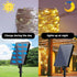 ZPSHYD 8 Pack (3V) Solar Battery Box for LED String Lights, Outdoor String Lights Control Panel with DC Charging Remote