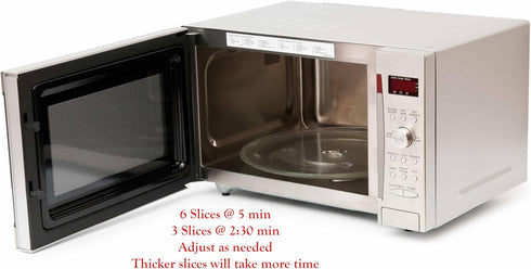 WowBacon Wow Microwave Bacon Cooker - with Locking Lid and Easy Grip Handle makes cooking bacon a Joy! Made in USA!
