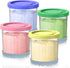 SWANTIARA Creami Containers Replacement for Ninja Creami Pints and Lids - 4 Pack,