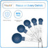 TILUCK Measuring Cups & Spoons Set, Stackable Cups and Spoons, Kitchen Gadgets for Cooking & Baking, Blue