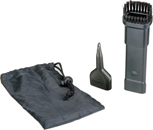 Genesis GLVC08B 8V Compact Rechargeable Vacuum and Inflator with Dust Brush, Inflator Nozzle, 2.0 Ah Battery, Charger,