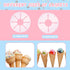 2 16'' 3'' 2 Tioncy Pcs Ice Cream Cone Dispenser Waffle Cones Holder L x Dia with Gaskets for Ice Cream Wall Mount