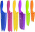 ColorSlice 12 Piece Color-Coded Kitchen Knife Set, 6 Non-Stick Dishwasher Safe Knives with Blade Guards