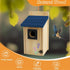 Rioychan 2 Pack Set Finch Wood Bird Houses for Outside with Paint for Bluebird Swallow Wren Chickadee, Crafts & DIY