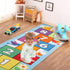 Count 3 7 26''x55'' Hop and Hopscotch Rug, Kids Floor Play Area Rug Game Carpet Crawl Jump Mat, Children Numbers