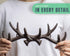 Comfify Vintage Cast Iron Deer Antlers Wall Mounted Hooks, Antique Finish, Rust Brown