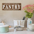 Pantry Sign Wall Decor, Farmhouse Wooden Rustic Retro Hanging Art for Home Room Holiday Decoration