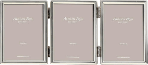 Addison Ross Essentials Photo Frame, Silver Plate Treble, 2 x 3 Inches