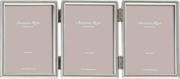 Addison Ross Essentials Photo Frame, Silver Plate Treble, 2 x 3 Inches