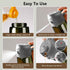 2PCS 16oz/470ml SWEET VIEW Olive Oil Dispenser and Oil Sprayer Glass Light-Proof Oil Pourer for Kitchen Air Fryer