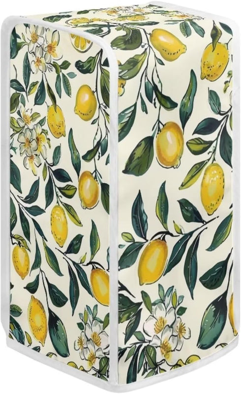 Lemon Electric Can Opener Dust Cover - Floral Kitchen Appliance Cover, Machine Washable Home Decoration