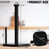 Paper Towel Holder Countertop, Standing Roll Holder for Kitchen Bathroom with Weighted Base & Suction Cups (Matte Black)