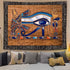 Ine Ive Egyptian Horus Eye Tapestry, Ancient Egyptian Gods Pharaohs Hieroglyphic Tapestries, 80x60inch for Decoration