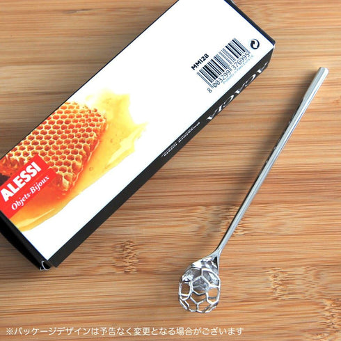 Alessi "Acacia" Honey Dipper in 18/10 Stainless Steel, Mirror Polished, Silver
