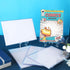 Comic Book Display Case Set, Include Comic Book Sleeves and Clear Plastic Easels, 7.6 x 10.7 Inch Magazine Protectors