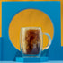 13.5-Ounce Set 2 JoyJolt Double Wall Glasses Insulated Mugs Double Walled Glass Cups For Coffee Tea