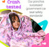 Birdy Boutique Kids Car Seat Poncho – Reversible Warm and Cozy Blanket, Safe to Use Over Seat Belts, Easy on Easy Off,