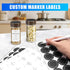 30 Pack 4 oz Set VIBRATITE Spice Jars with Acacia Lids, Round Glass Jars Spice Containers with Labels, Pen, Funnel