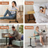 360 (1, Sofa Armrest Tray Table - Bamboo Swivel TV Trays - Height Adjustable Side Table for Bed or Chair with Phone