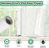 Frosted Glass Window Film,17.3x236.2 Inches Privacy Film Anti Uv, Frosted Window Privacy Film Non Adhesive, Window Film Privacy for Bathroom Home and Office by vivinin