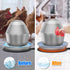 Ganggend 15" 1-8 110 Chicken Water Heater for Winter, Waterer Heated Base for Gallon Metal Plastic Poultry Water, Watt