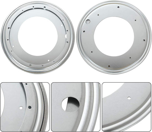 2Pack 12inch 5/16 1000lbs Lazy Susan Hardware, Thick Turntable Bearings, Rotating Bearing Plate Heavy Duty for Rotating
