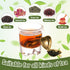 50 Sumind Pcs Stainless Steel Tea Strainer Ball Infuser Loose Leaf Steeper Interval Diffuser Heart Shape Mesh Filters