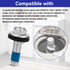 Clothes Washer Machine Agitator Bolt with Rubber Gasket, Compatible with Whirlpool, 2 PACK