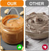 16 26 OZ 10 Vodolo Natural Peanut Butter Stirrer Tool,Nut Butter Mixer Kit Fits - Jars with Silicone Jar Spatula