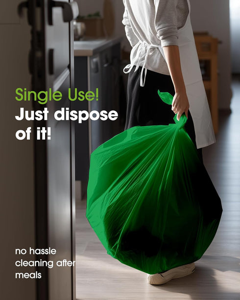 20 Pack, 54 108 Inch Pureegg Plastic Table Cloth Disposable x Table Cloths, St Patricks Day, Christmas Decorations