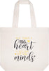 ELEGANTPARK Teacher Bag - Cotton Canvas Tote for Teacher Gifts, Valentines Day, Graduation, Birthday, Christmas