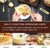 Stainless Steel Butter Knife, 4Pcs Gold Applicator Set for Home Breakfast Use, Deluxe Sandwich Cream Cheese Condiment Knives by HSHQING