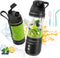 Portable Blender for Shakes and Smoothies, 24oz USB Rechargeable Type-C Personal Blender, Black