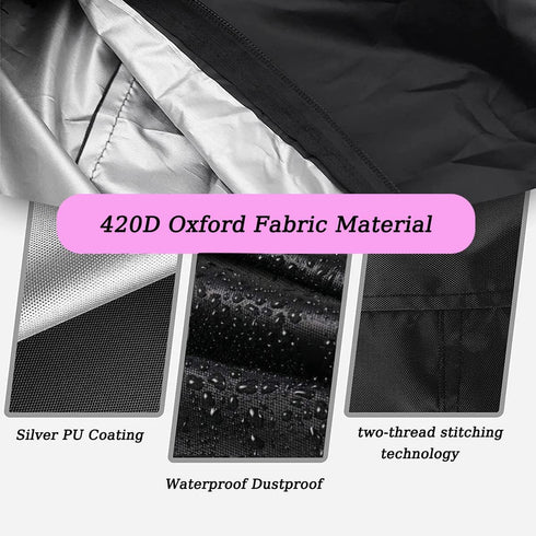 Folding Mattress Storage Bag, 63 Inch Carry Case for Tri-Fold Up to 6 Inch Mattress, Waterproof Cushion Storage Bag
