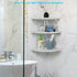 Set 3, Joiishom Corner Wall Shelf of Floating Corner Shelves, Rustic Wood Wall Storage Display Shelves for Living Room