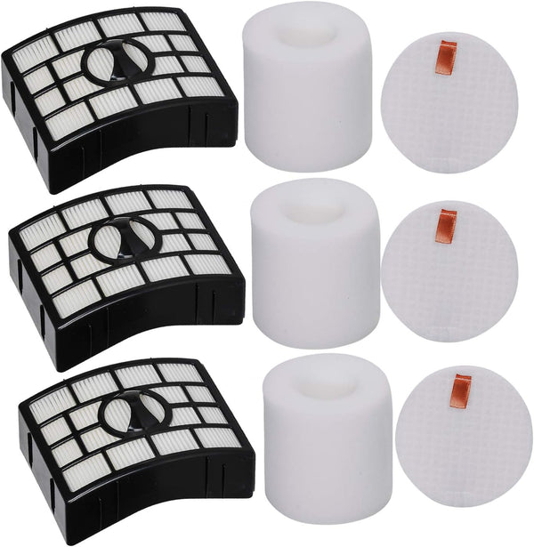 HIFROM Compatible HEPA Filter & Foam Felt Filter for Shark Rotator Powered Lift-Away Models, Replaces Part#XFF650 &