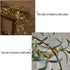 6FT 96 Hairui Lighted Artificial Olive Garland LED Fairy Lights Battery Operated, Faux Vine Lights with Timer