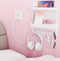 Yieach Bedside Wall Organizer for Dorm Bed,Rv,Small Room and Nightstand,Wall Mounted Floating Shelves