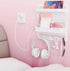 Yieach Bedside Wall Organizer for Dorm Bed,Rv,Small Room and Nightstand,Wall Mounted Floating Shelves
