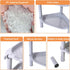 4 13.5 10 33.5 Inches,Grey(Round 4 Tier Shower Caddy Corner,Plastic Shower Shelf Organizer for Inside Bathroom