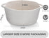 Medium Rope Basket with Handles, 17"L x 12.5"W x 8.5"H Storage Basket for Home Decor, Towel, Book & Magazine Storage (1