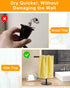 Hand Towel Holder for Bathroom - T-Shape Free Standing Matte Black Waterproof Rack for Kitchen Countertop