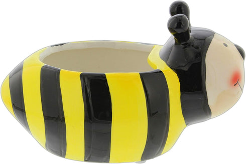 Whimsical Bumblebee Planter Pot - Decorative Bee Insect Plant Pot for Indoor Outdoor Home Garden Decor
