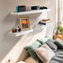 15 7 Inch Set 2 AMADA HOMEFURNISHING Floating Shelves Wall Mounted, x Wall Shelves for Bathroom, Bedroom, Living Room