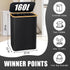 Black 160L Extra Large 3 Section Laundry Hamper with Lid, Clothes Organizer for Bedroom, Laundry Room, Dirty Clothing