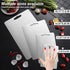 Liodss 304 Clean(L-14.57 9.45in) Stainless Steel Cutting board, Double Sided Metal Cutting Boards for Kitchen Meat