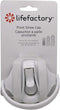 Lifefactory BPA-Free Pivot Straw Cap for 12, 16, and 22-Ounce Glass Bottles, Optic White