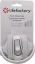 Lifefactory BPA-Free Pivot Straw Cap for 12, 16, and 22-Ounce Glass Bottles, Optic White