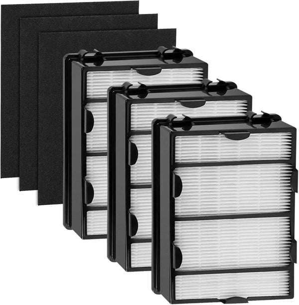 HAPF600 HEPA Filter Replacement for Holmes Air Purifier Filter B, Compatible with HAPF8650, HAP615, HAP625 (3 Filters)