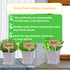 DESAI Garden 9 27 Indoor Herb Garden Kit, Non-GMO Seeds with Reusable Pots, Planter DIY Grow Kits for Growing Herbs